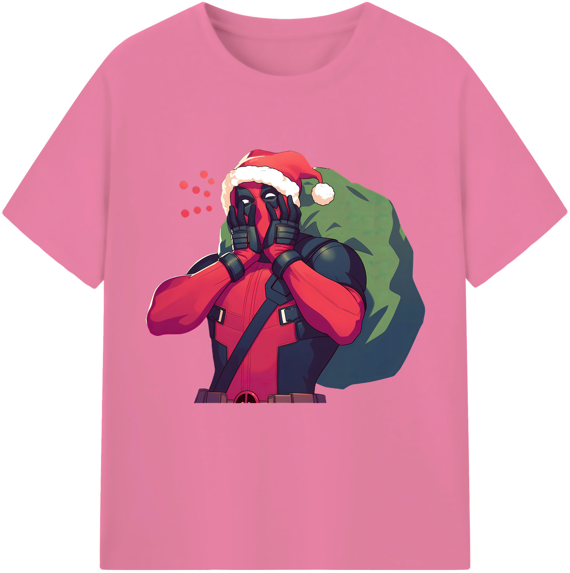 （画像用） Deadpool デッドプール 綿100％半袖Tシャツ（フロントプリント）